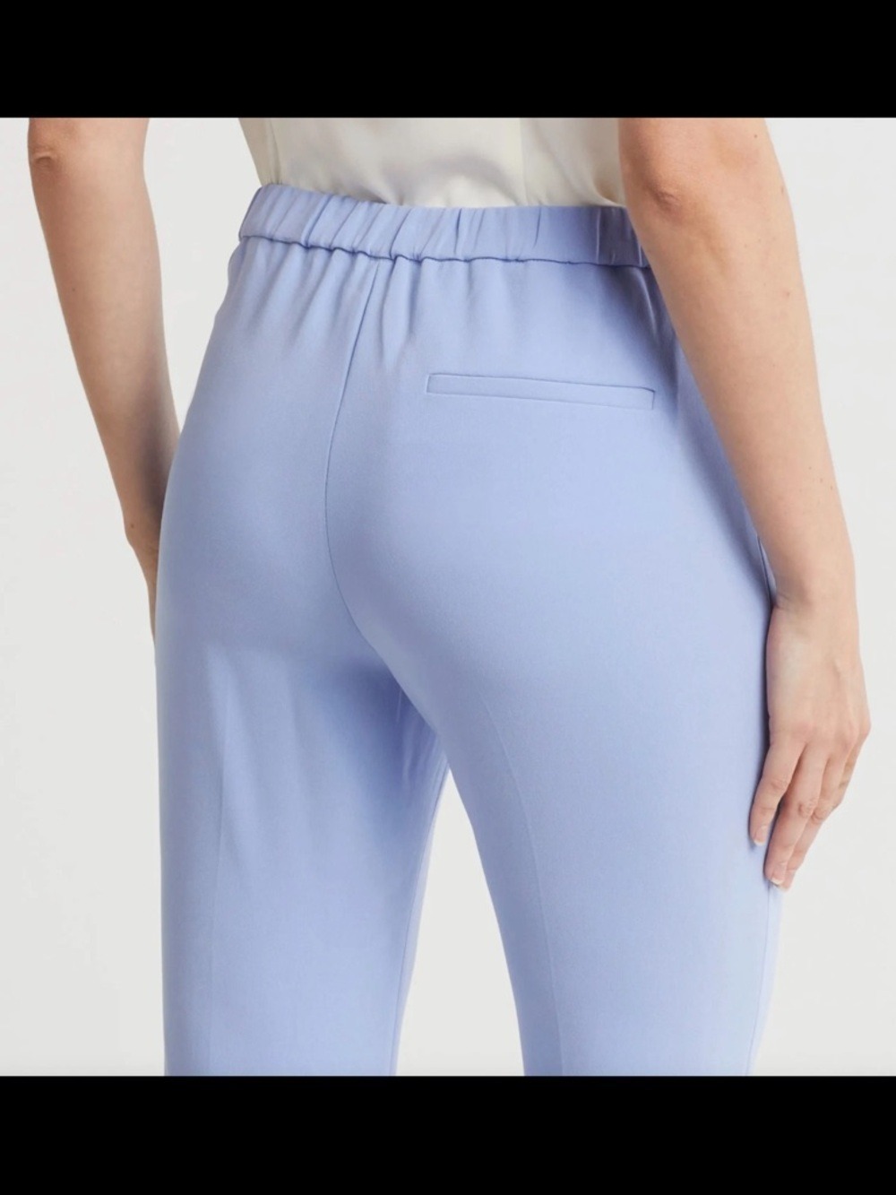 Theory Demetria Crepe Flare Pants Size 6 8 - Picture 3 of 4